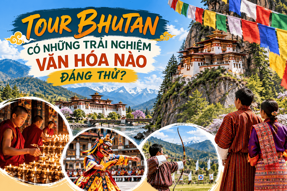 Tour Bhutan có những trải nghiệm văn hóa nào đáng thử?