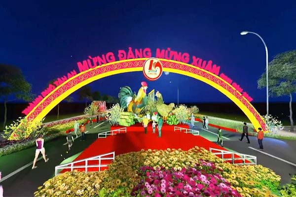 25/01/2017 Long An sẽ chính thức khai mạc đường hoa Xuân Đinh Dậu 2017