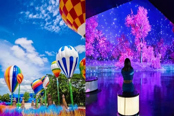 Light Art Museum & Balloon Garden Thái Lan – Điểm check-in nghệ thuật ánh sáng cực hot