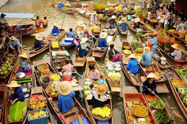 Chợ nổi 4 miền